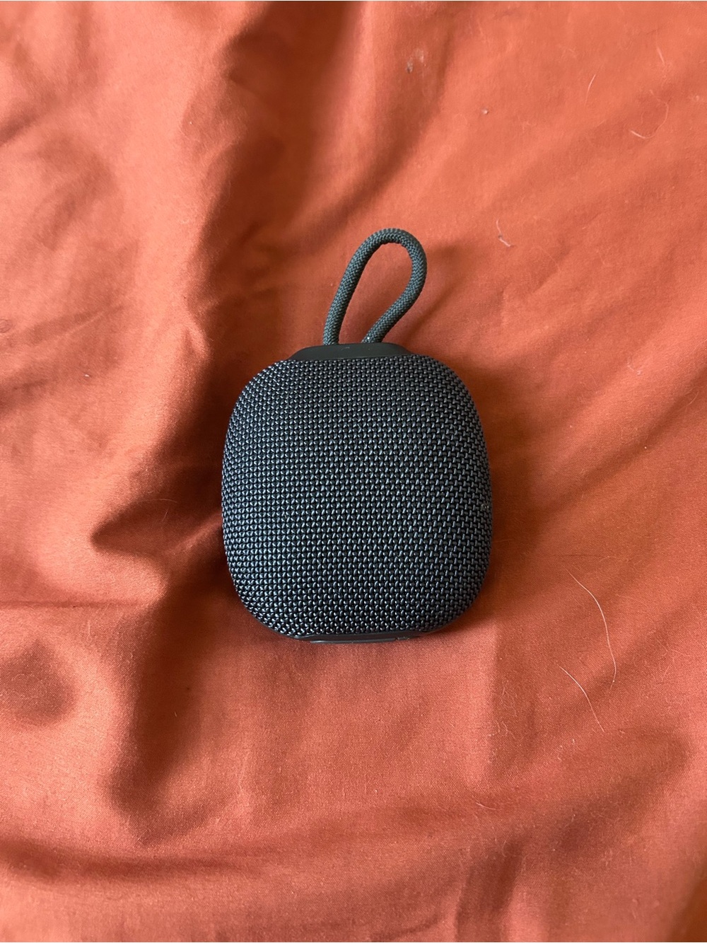 Portable Black Wireless Bluetooth Speaker with Carry Loop